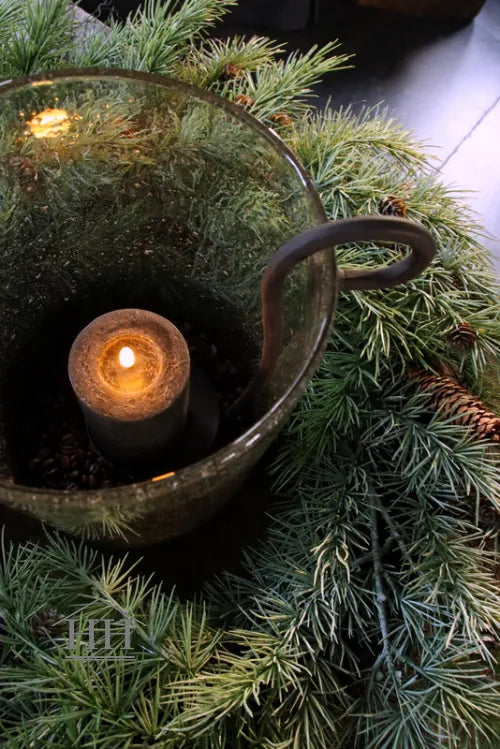 S-kandelaar bruin 29cm