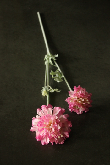 Scabiosa kunstbloem in het roze