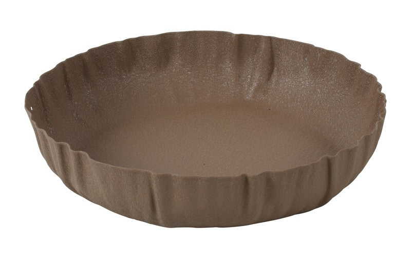 Schaal Dusan taupe bruin - 25 cm