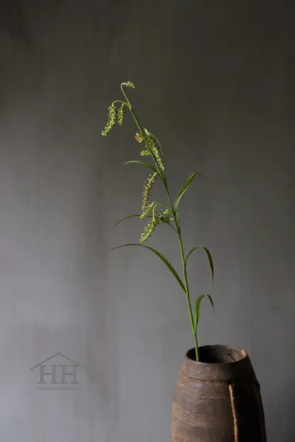 Kunst siergrastak met zaadknoppen 90cm