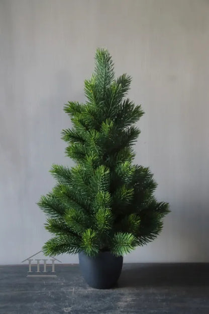 Künstliche Tanne im 50 cm großen Topf für drinnen