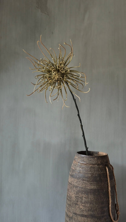 Spinchrysant kunsttak naturel - 75 cm