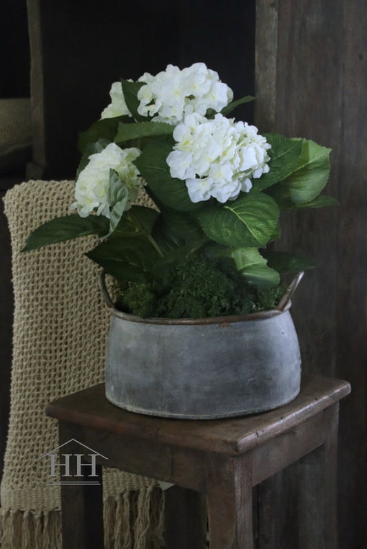 Kunstplant hortensia in pot