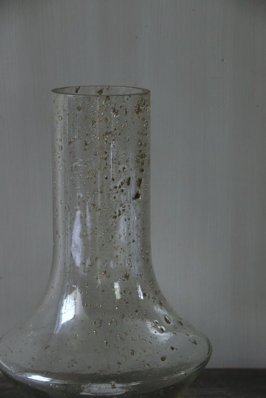 Transparent vase with flakes (No. 2)