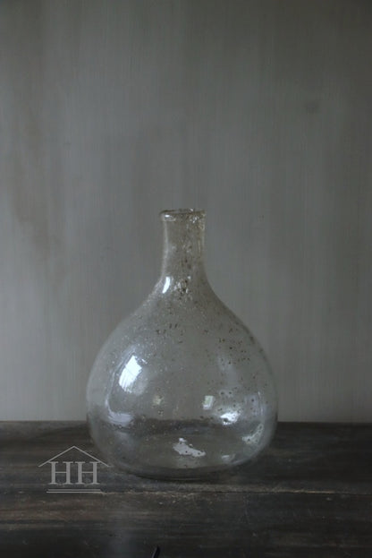 Transparent vase with flakes (No. 4)