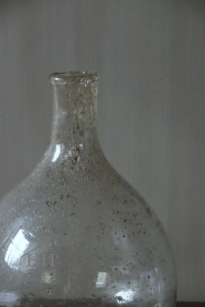 Transparent vase with flakes (No. 4)