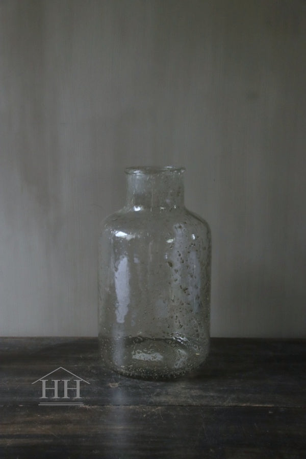 Transparent vase with flakes (No. 5)