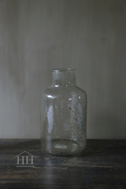 Transparent vase with flakes (No. 5)