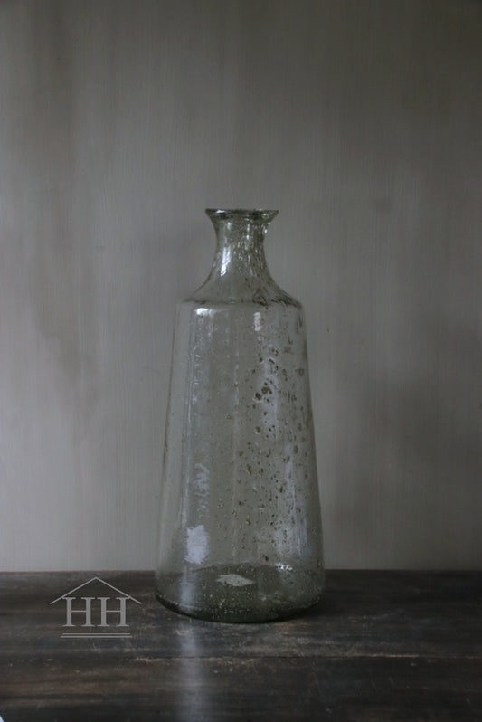 Transparent vase with flakes (No. 6)