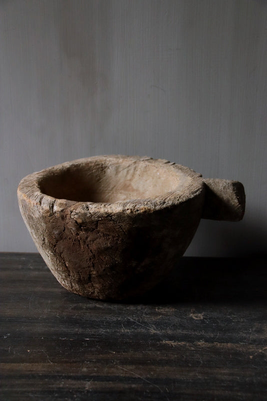 Wooden ukhali met handvat Aura Peeperkorn (C6)