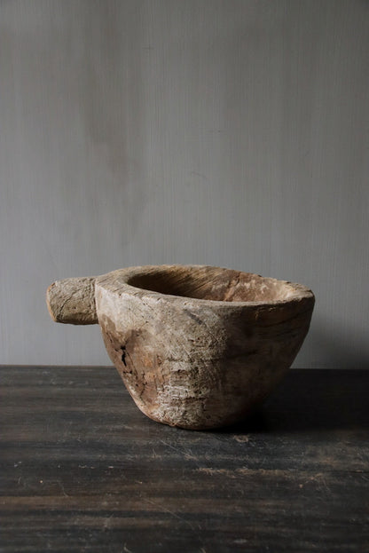 Wooden ukhali met handvat Aura Peeperkorn (C6)