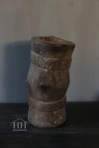 Unique wooden pot / mortar Aura Peeperkorn