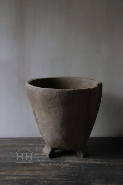 Vergrijsde vijzel / pot Rahayu  Luksa (nr 1)