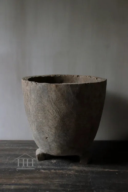 Vergrijsde vijzel / pot Rahayu  Luksa (nr 2)