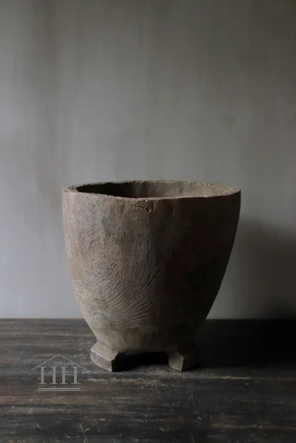 Vergrijsde vijzel / pot Rahayu  Luksa (nr 2)