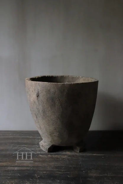 Vergrijsde vijzel / pot Rahayu  Luksa (nr 2)