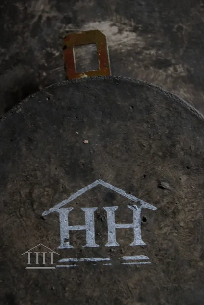 Wandbord ovaal 82,5 cm met decoratieve haak