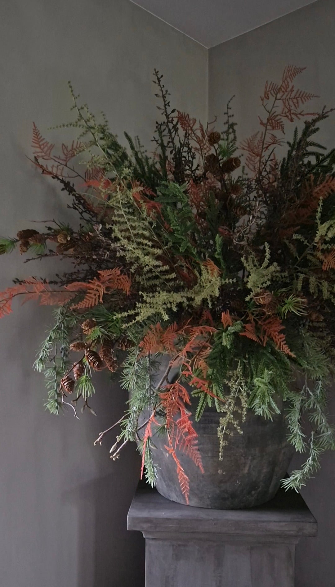 Pinecone artificial branch - ... cm