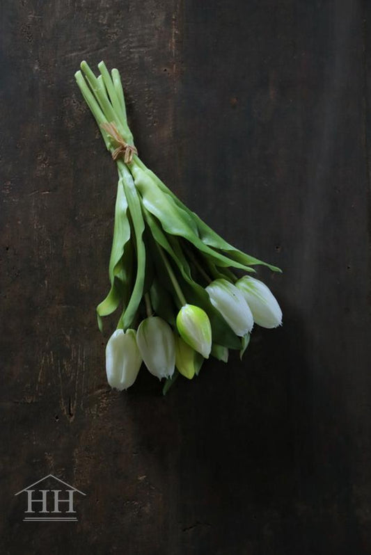 Witte kunst tulpen 30cm | Hillary'sHome
