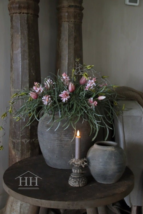 Zijden bloem hyacint in het roze