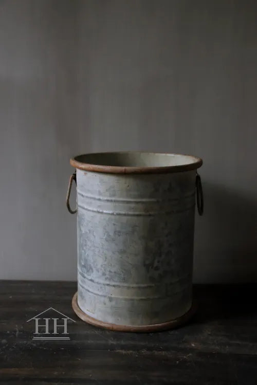 Zinken pot recht - 26 cm met handvatten