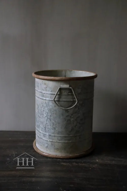 Zinken pot recht - 26 cm met handvatten