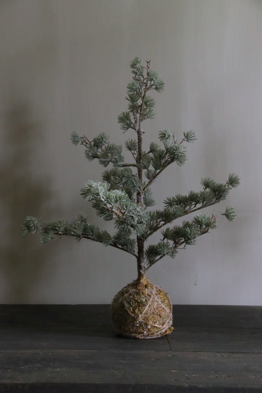 Kunstkerstboom in mosbal 60 cm