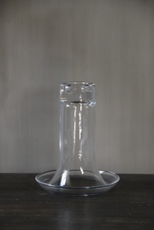 Glazen kandelaar/vaas L  Gommaire