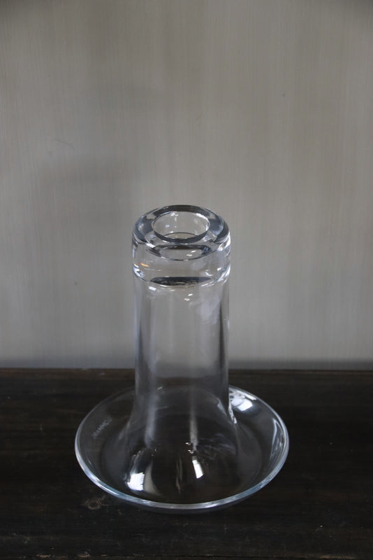 Glazen kandelaar/vaas L  Gommaire