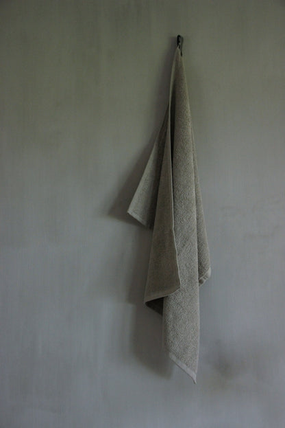 handdoek 100% katoen taupe