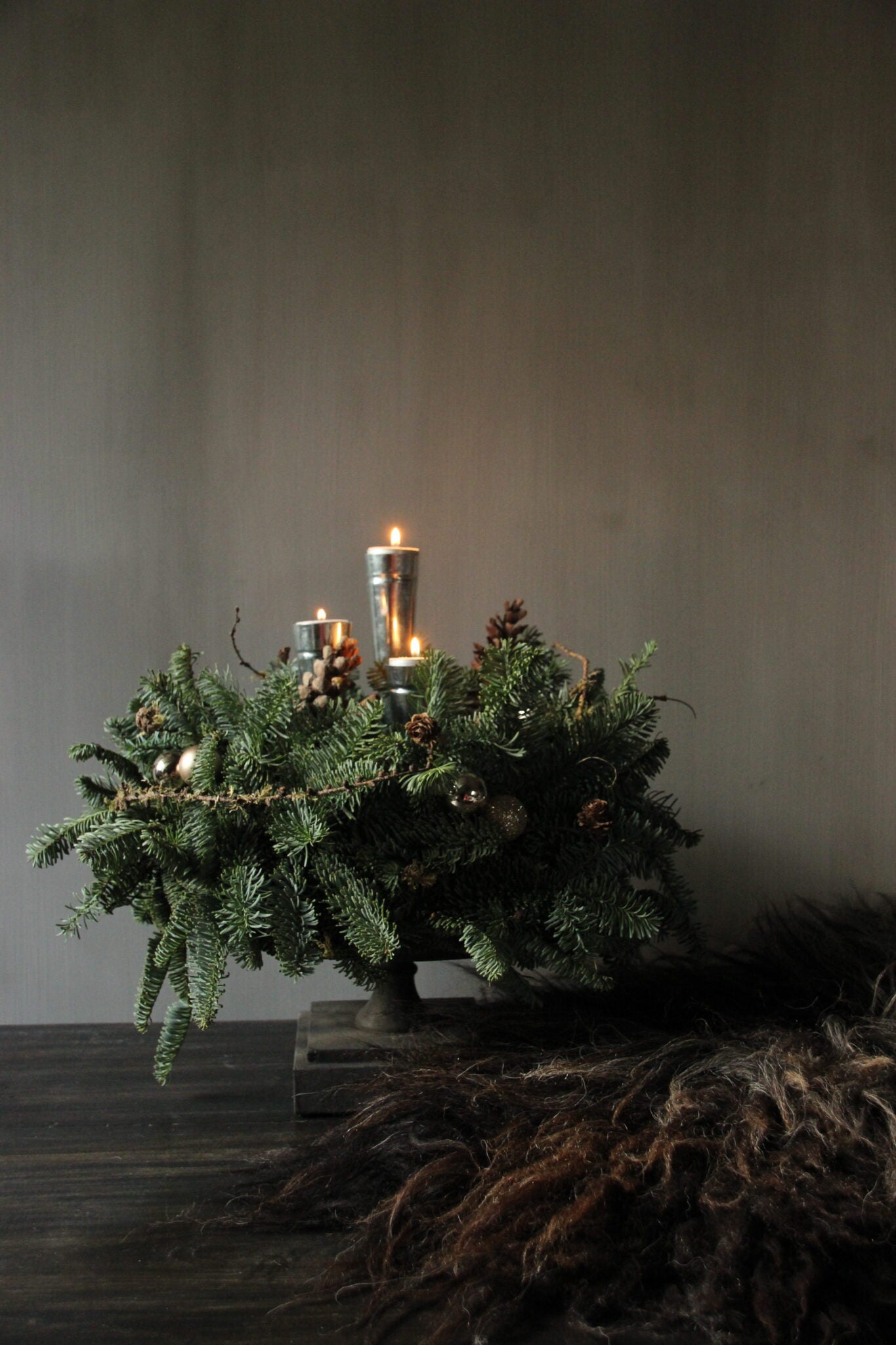 Tafel kerststuk online workshop