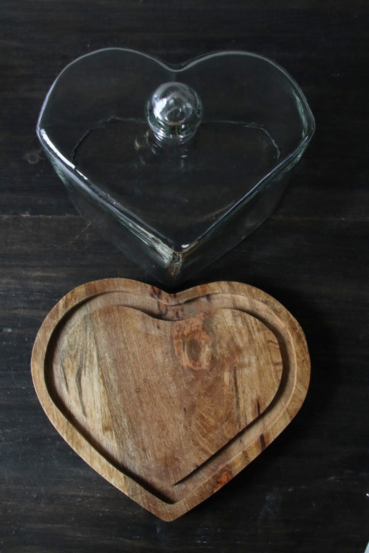 Stolp hartvorm met houten plateau