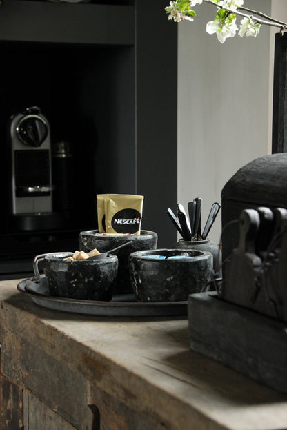 Speksteen schaaltje zwart