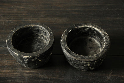 Speksteen schaaltje zwart