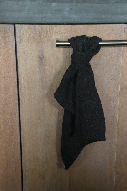 Katoenen handdoek/keukendoek zwart 50x70cm