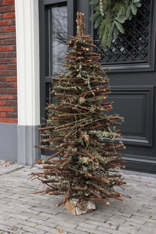 Kerstboom van larixtakken 120 cm