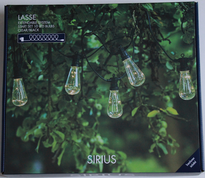 Lasse start set clear black