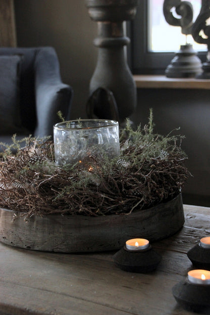 Betonnen schaal eigen label