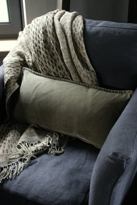 Kussen velvet Ash 30 x 60 cm